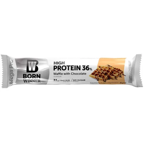 Waffle with Chocolate protein bar - BORN WINNER