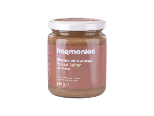 Масло Био Фъстъчено Harmonica 100% 250гр Буркан
