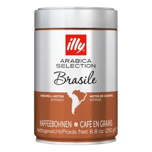 Кафе Illy Brasile зърна мет.кутия 250гр.