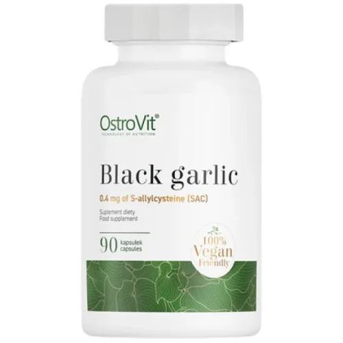Black Garlic 400 mg | Vege / 90 капсули, 90 дози - OstroVit