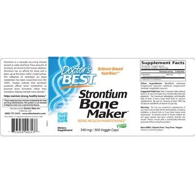 Strontium Bone Maker 340 mg - Doctor's Best