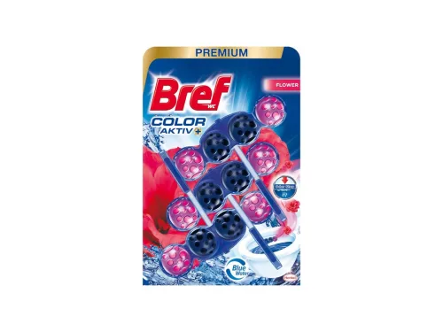 К-Т Ароматизатор Bref Wc Color Activ Свежи Цветя 3Бр Х 50Гр