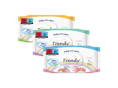 Кърпи Влажни Trendy Бебе С Капак 72 Бр