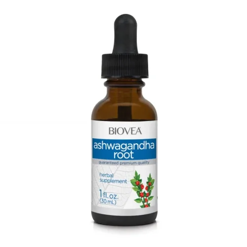Ashwagandha Root Liquid Drops - Ашваганда на Капки, Разфасовка 30ml - Biovea