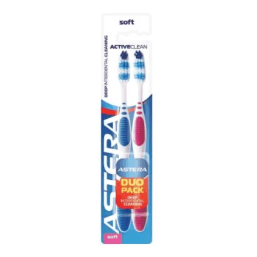 Четка за зъби soft Astera duo pack 2бр. - Astera