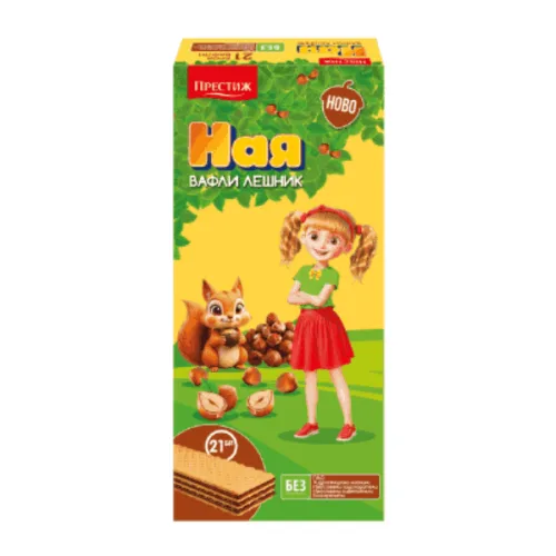 Вафли Ная лешник 21бр./450гр.