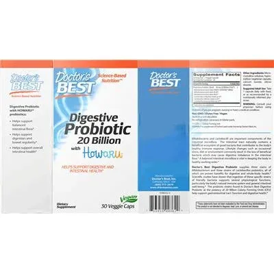 Дигестивен пробиотик 20 милиарда / Digestive Probiotic 20 Billion - Doctor's Best