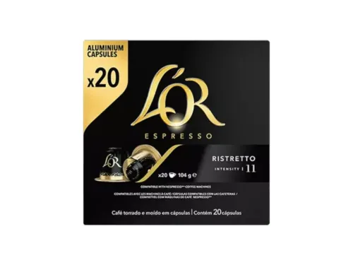 Кафе L or Ristretton 20бр Капсули Nespresso