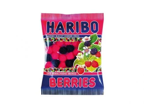 Желирани бонбони Haribo Къпинки и малинки 100гр. - Haribo