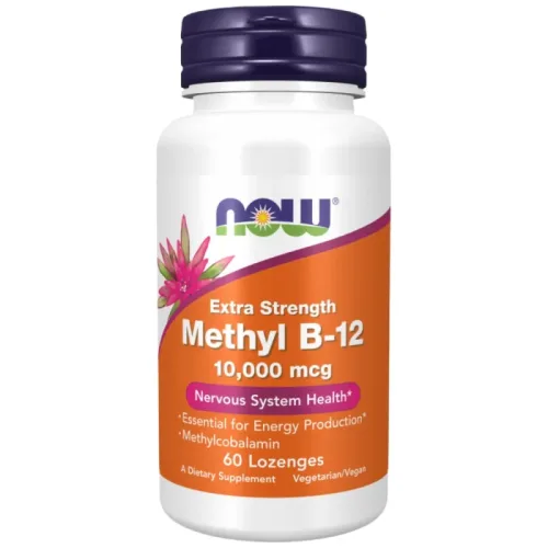 Methyl B-12 10000 mcg / 60 Подезични таблетки - NOW Foods