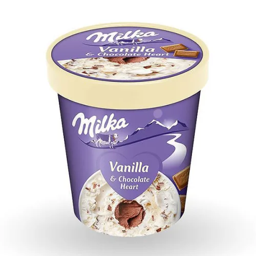 Сладолед Milka ванилия и шоколад 425мл./297гр. - Milka