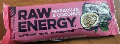 Бар Raw Energy с маракуя и кокос / Raw Energy Maracuja & Coconut bar - Bombus Energy