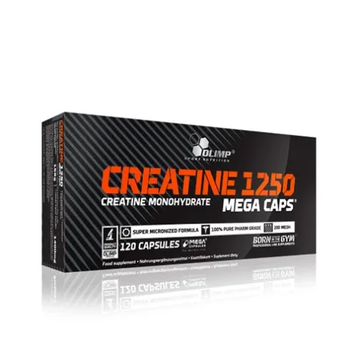 Creatine Mega Caps 1250 mg / 120 Caps / 100g - OLIMP