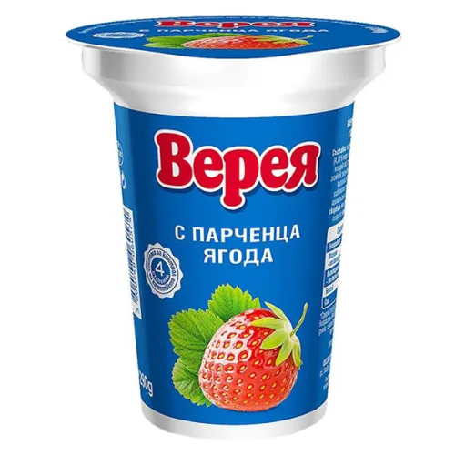 Плодово мляко с ягода Верея 290гр. - Верея