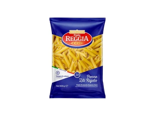 Макарони Reggia Пене Ригате 500гр