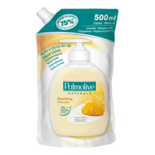 Течен сапун Palmolive мляко и мед пълнител 500мл. - Palmolive