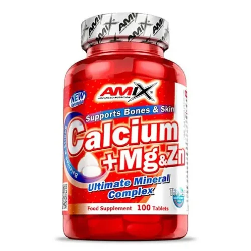 Calcium + Mg & Zn 100 Tabs. - Amix
