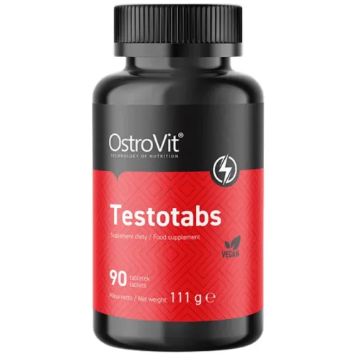 Testotabs | Testosterone Booster / 90 Таблетки, 30 дози - OstroVit