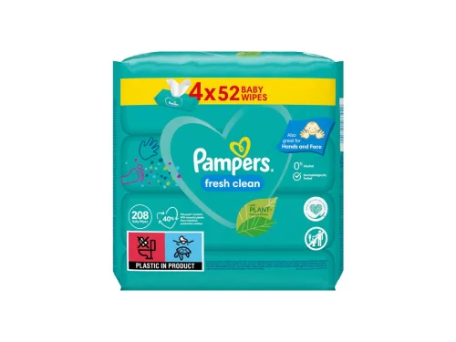 КТ Кърпи Бебешки Pampers Фреш 4Х52бр49158
