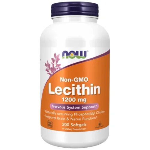 Lecithin / Soy 1200 mg (66 дози) / 200 Гел капсули - NOW Foods