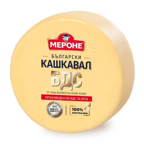Кашкавал от краве мляко Мероне БДС 400гр. - Мероне