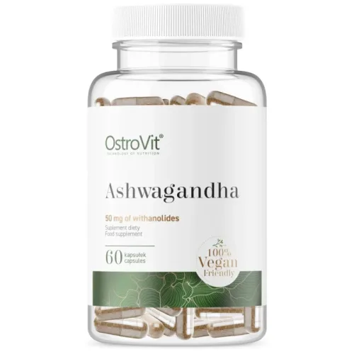 Ashwagandha 700 mg / Vege / 60 капсули, 60 дози - OstroVit