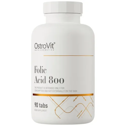 Folic Acid 800 mcg / 90 Таблетки, 90 дози - OstroVit