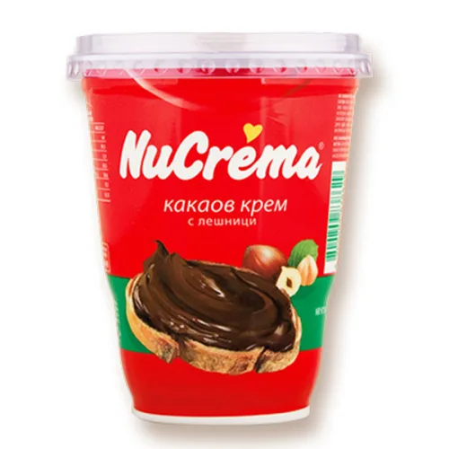 Какаов Крем с лешници Nucrema 400гр.