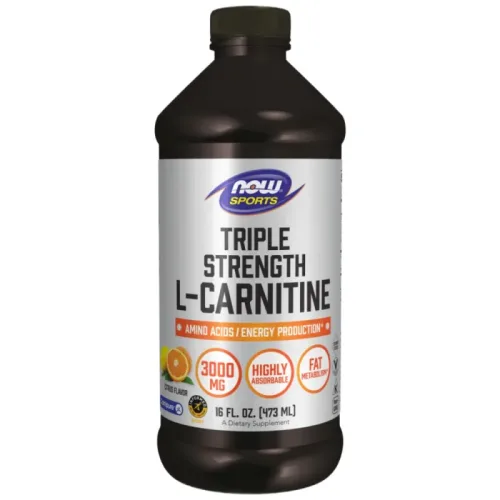 L-Carnitine Liquid 3000 mg / 465 мл - NOW Foods