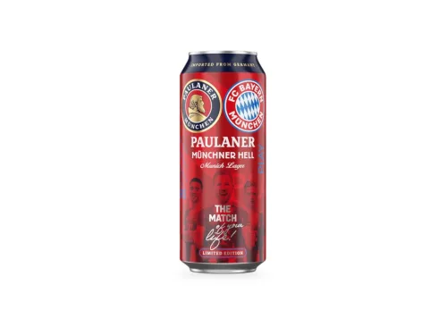 Бира Paulaner Fcb Munchner Лагер 5.5% 500мл Кен Германия