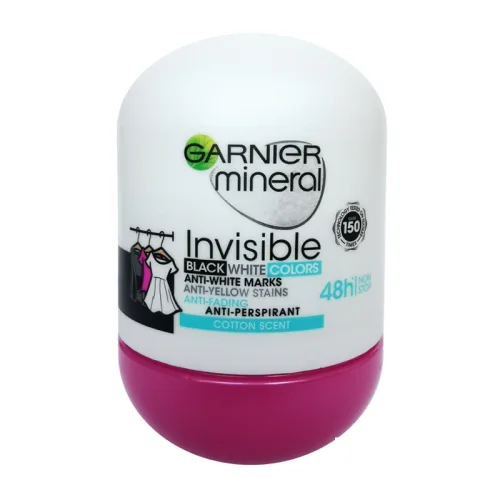 Рол-он Invisible BWC BLACK Garnier mineral 50мл. - Garnier