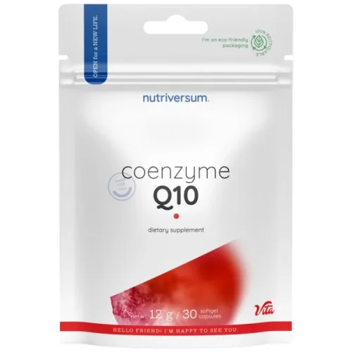 Coenzyme Q10 | CoQ10 / 30 Гел капсули, 30 дози - Nutriversum