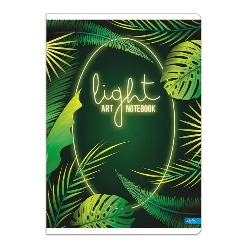 Тетрадка Lastva Light Art A5, 52 листа, Широки редове - Lastva