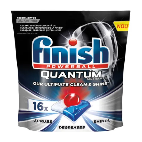 Таблетки за съдомиялна Finish Quantum Ultimate 16бр. - Finish
