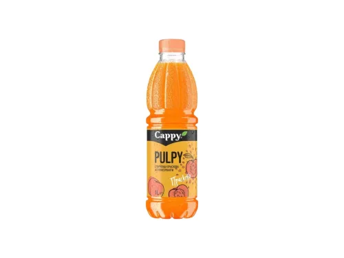 Напитка Плодова Cappy Pulpy Праскова 1л Pet