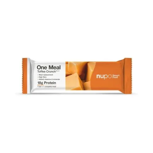 One Meal Протеинов бар, тофи крънч, 60 g, Nupo - Nupo