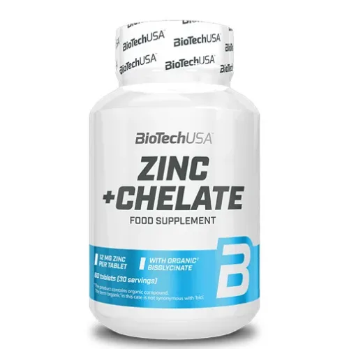 Zinc + Chelate / 60 Tabs - BioTech USA