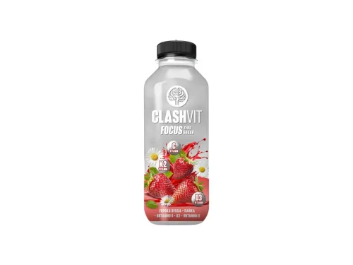Вода Витаминна Clash Vit Focus Горска Ягода и Лайка
