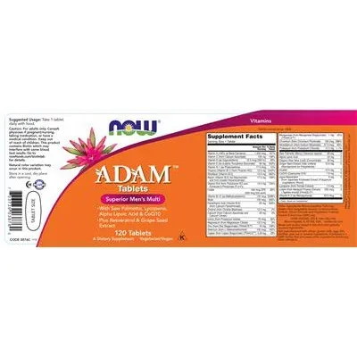 ADAM Таблети / ADAM Tablets - NOW