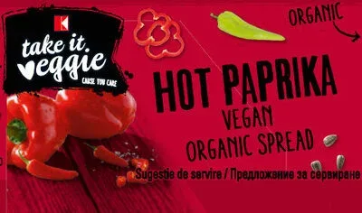 Био пастет K-take it veggie с люта паприка / K-take it veggie Bio Spread Hot Paprika - K-take it veggie