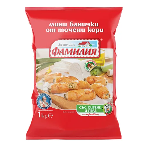 Мини ролца със сирене и праз Фамилия 1кг. - Белла България АД