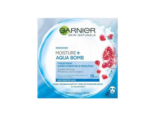 Маска За Лице Garnier Skinnat Aqua Bomb Памучна 1бр