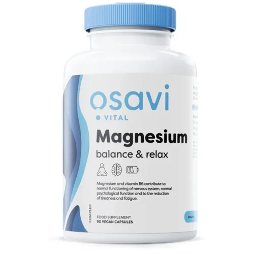 Magnesium Balance & Relax / 90 капсули, 30 дози - Osavi