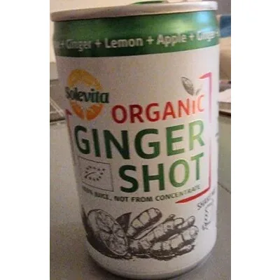 Био джинджифилов шот / Organic Ginger Shot - Solevita
