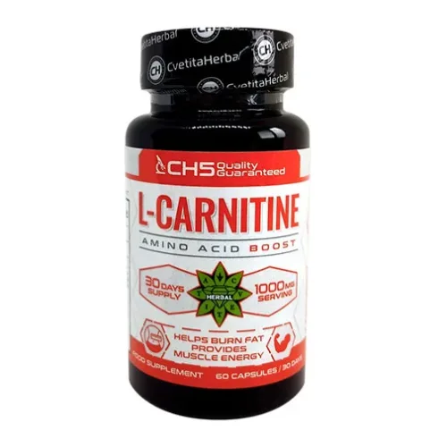 L-Carnitine 500mg / 60Caps. - Cvetita Herbal