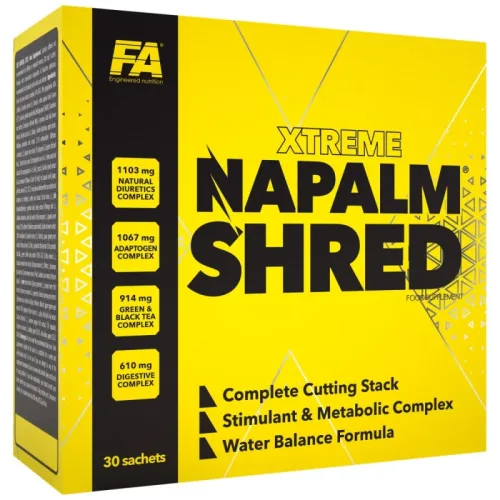 Xtreme Napalm Shred | Complete Cutting Stack (30 дози) / 30 Пакета - FA Nutrition