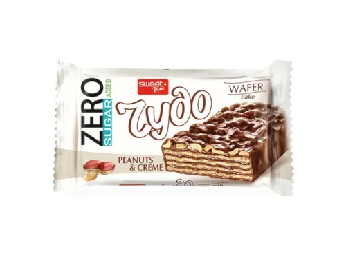Вафла Чудо Zero Sugar Added С Фъстъци 38гр
