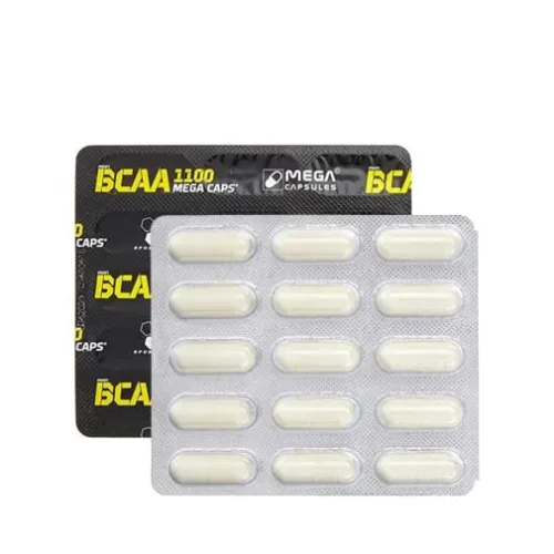 BCAA Mega Caps 1100 mg / 15 Caps (2 дози) / 30g - OLIMP