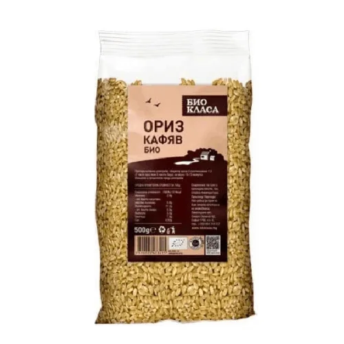 Био ориз кафяв Басмати  500 гр. Био класа
