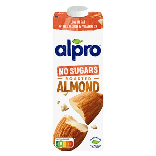 Бадемова напитка Alpro Almond неподсладена 1л.